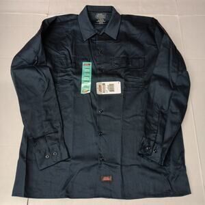 Dickies Essential Work Shirt Men's Size L Blue Temp Control